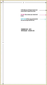 Vertical Postcard Template