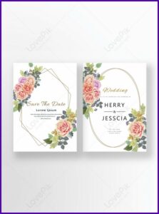 Vintage Floral Invitation Template Free