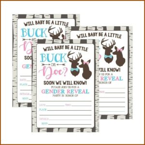 Walmart Photo Gender Reveal Invitations