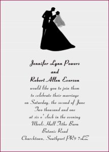 Wedding Invitation Wording Couple Hosting