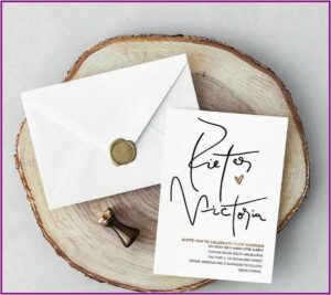 Wedding Invite Wording Examples Modern