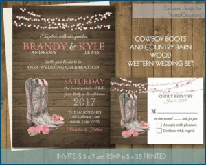 Western Invitation Templates Free