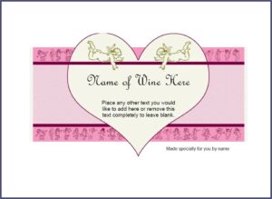 Wine Label Template Size