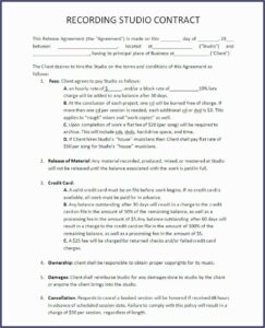 Work For Hire Agreement Template Free