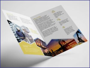 11x17 Half Fold Brochure Template Word