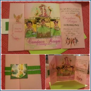 1st Birthday Invitation Card Design For Baby Girl