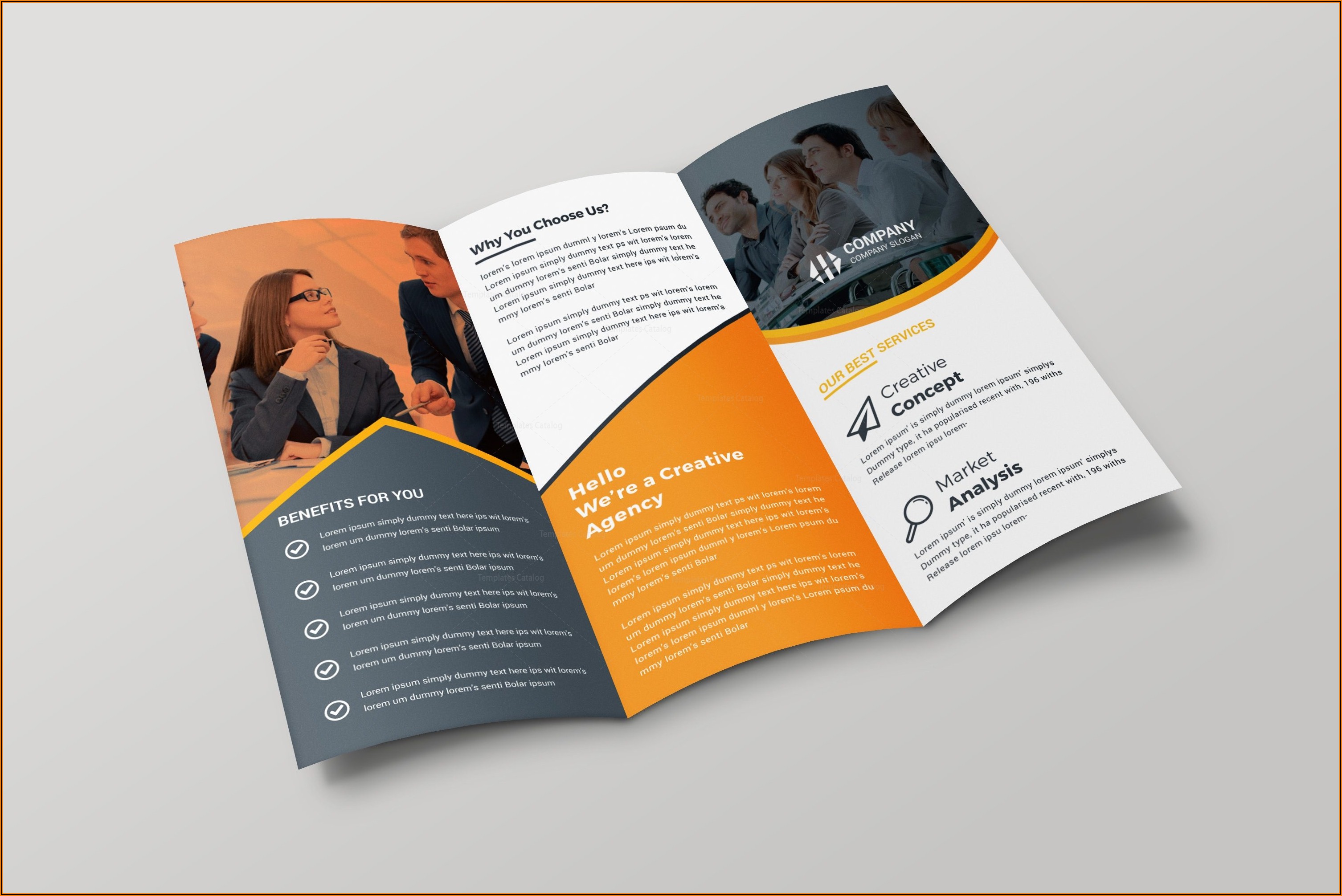3 Fold Brochure Design Templates
