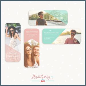 5x7 Holiday Card Templates For Photographers