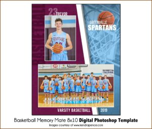 8x10 Photoshop Template