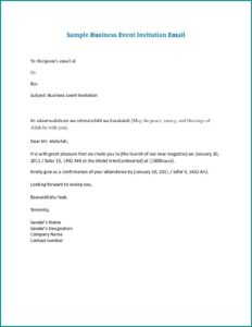 Annual Dinner Invitation Email To Staff