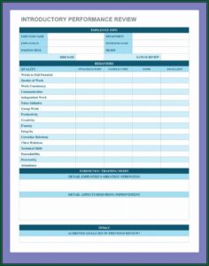 Annual Performance Appraisal Form Examples
