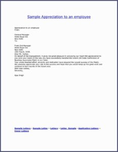 Annual Performance Appraisal Form Sample