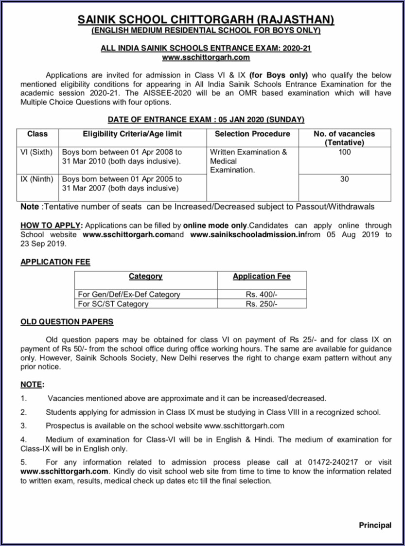 Application Form For Admission In School 2021 Session