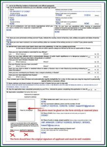 Application Form For Russian Visa