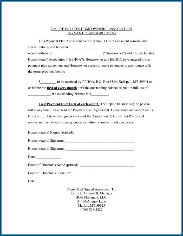 Auto Loan Contract Template