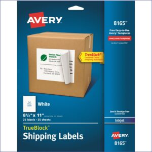 Avery 8.5 X 11 Label Template