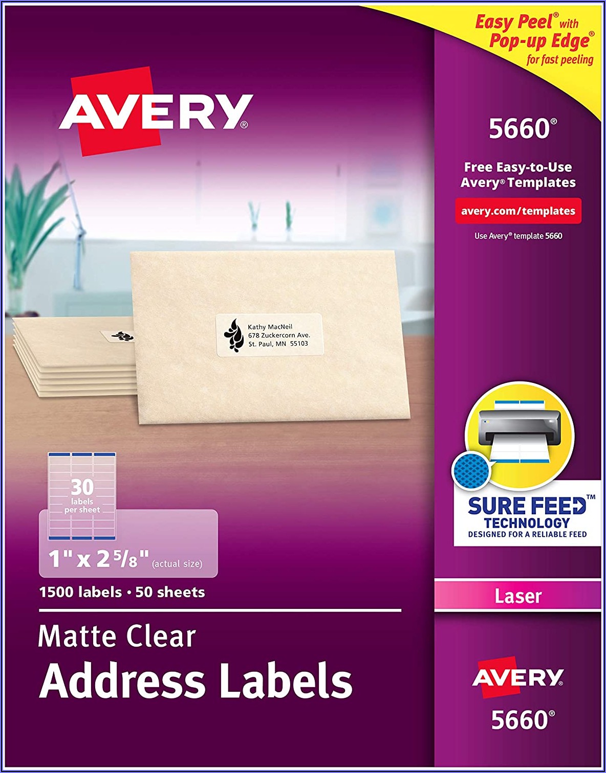 Avery Mailing Label Template 5660