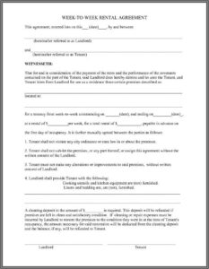 Az Rental Agreement Forms Free