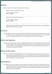 Basic Commercial Lease Agreement Template Free Australia