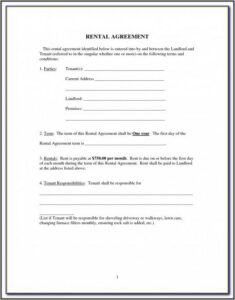 Basic Commercial Lease Agreement Template Free Uk