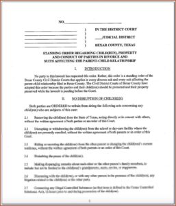 Bexar County Divorce Forms