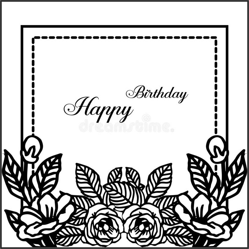 Black And White Birthday Invitations Backgrounds