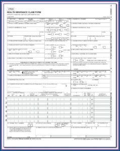 Blank Ub 04 Claim Form