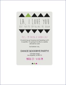 Bon Voyage Party Invitation Template