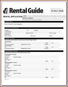 California Residential Lease Renewal Form