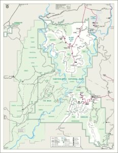 Canyonlands National Park Printable Map