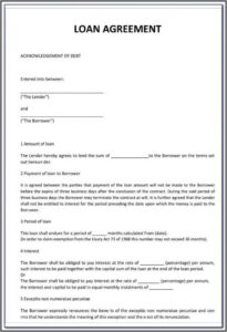 Car Finance Contract Template