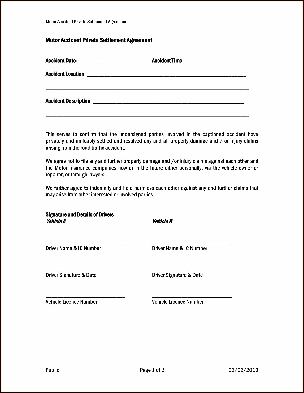 Car Insurance Forms