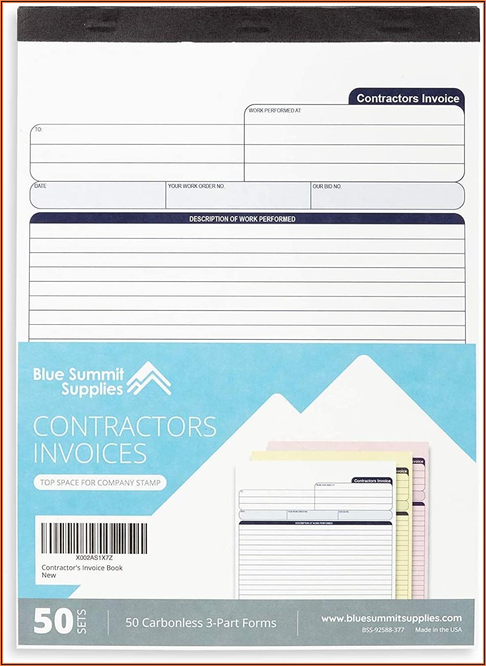Carbonless Invoice Forms