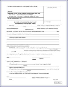 Child Guardian Consent Form