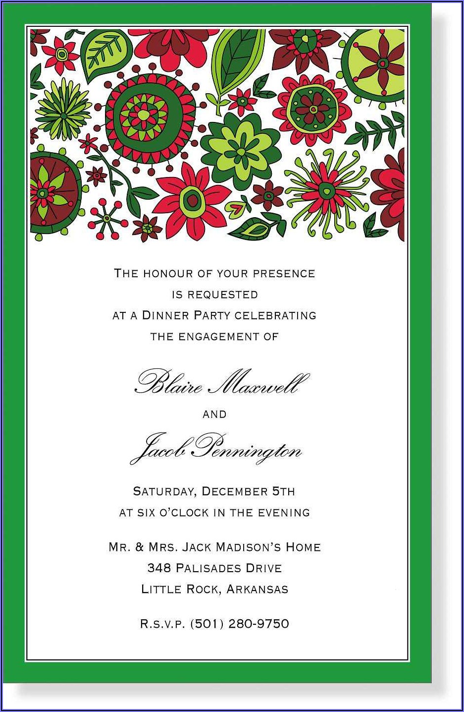 Christmas Party Invitation Letter Sample