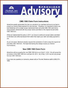 Cms 1500 Claim Form Instructions When Medicare Is Secondary