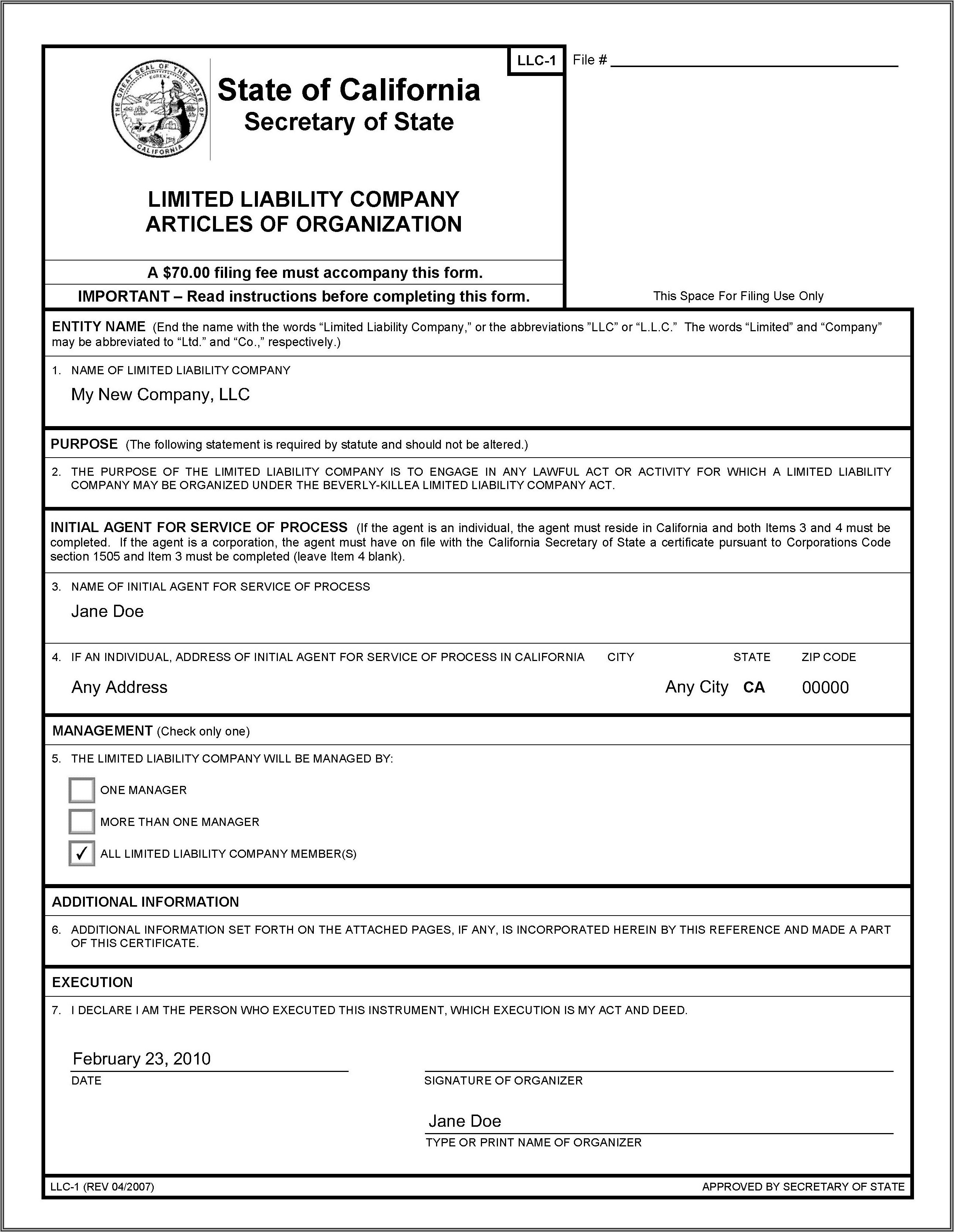 Commercial Rental Application Template