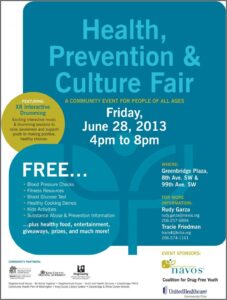 Community Health Fair Flyer Template