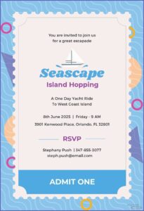 Concert Ticket Invitation Template Free