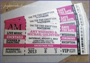 Concert Ticket Invite Template