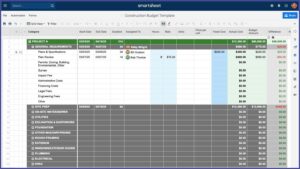 Construction Project Cost Report Template Excel