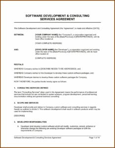 Consulting Services Agreement Template