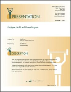 Corporate Wellness Proposal Template