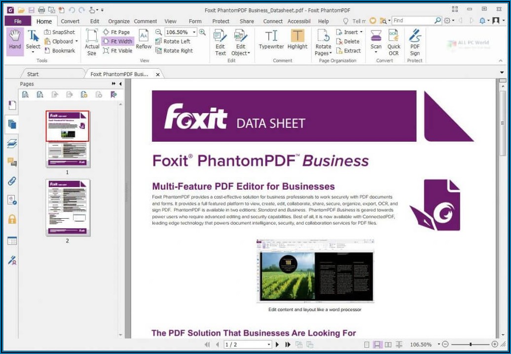 Create Interactive Pdf Forms Foxit