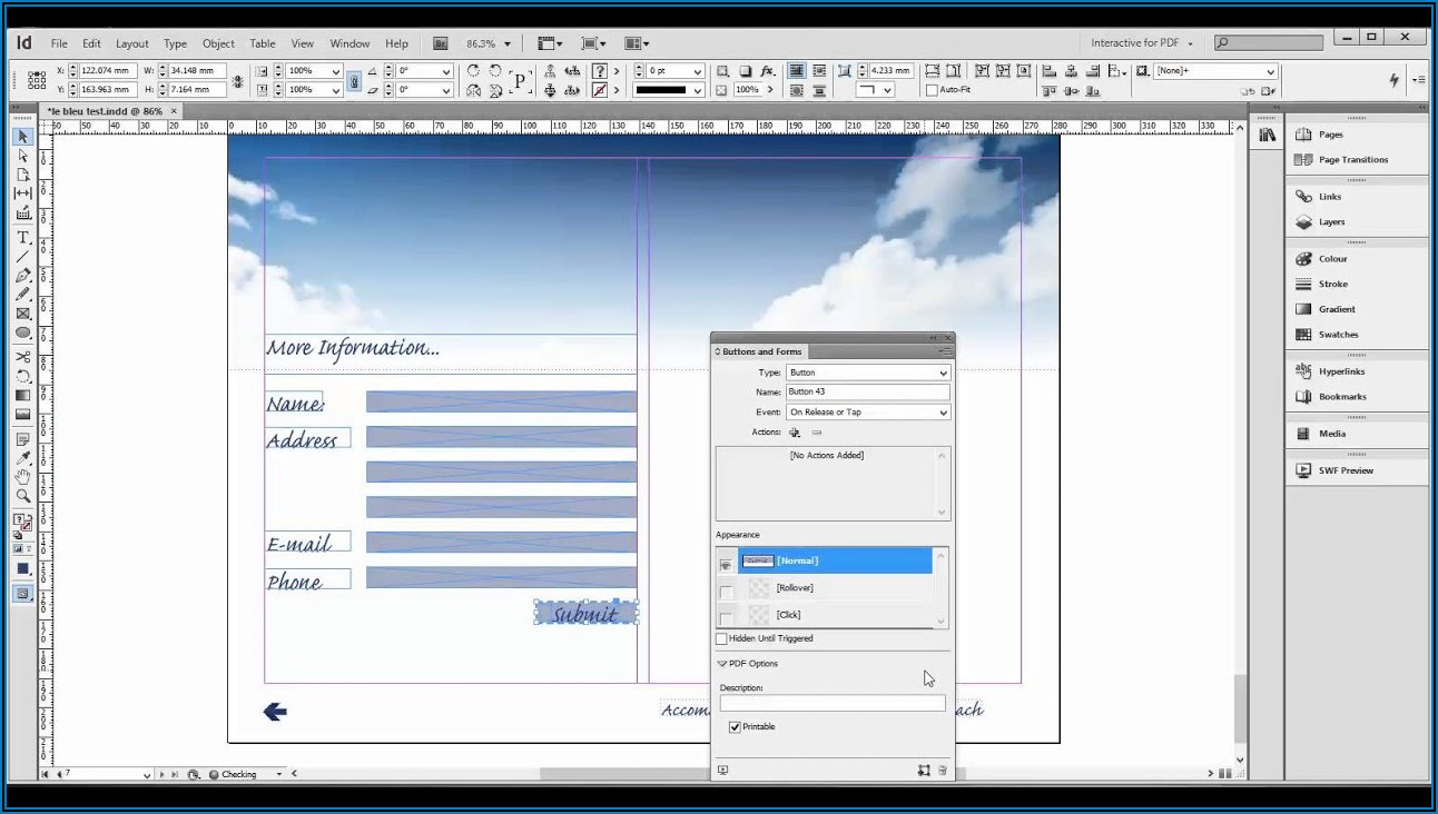 Creating Interactive Pdf Forms In Indesign Cc