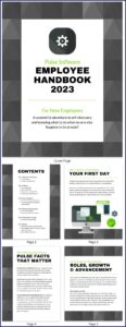 Creative Employee Handbook Templates