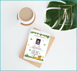 Custom Lion King Birthday Invitations