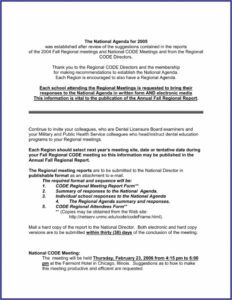 Dental Office Meeting Template