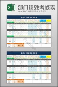 Department Kpi Template Excel