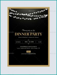 Dinner Party Invitation Email Template